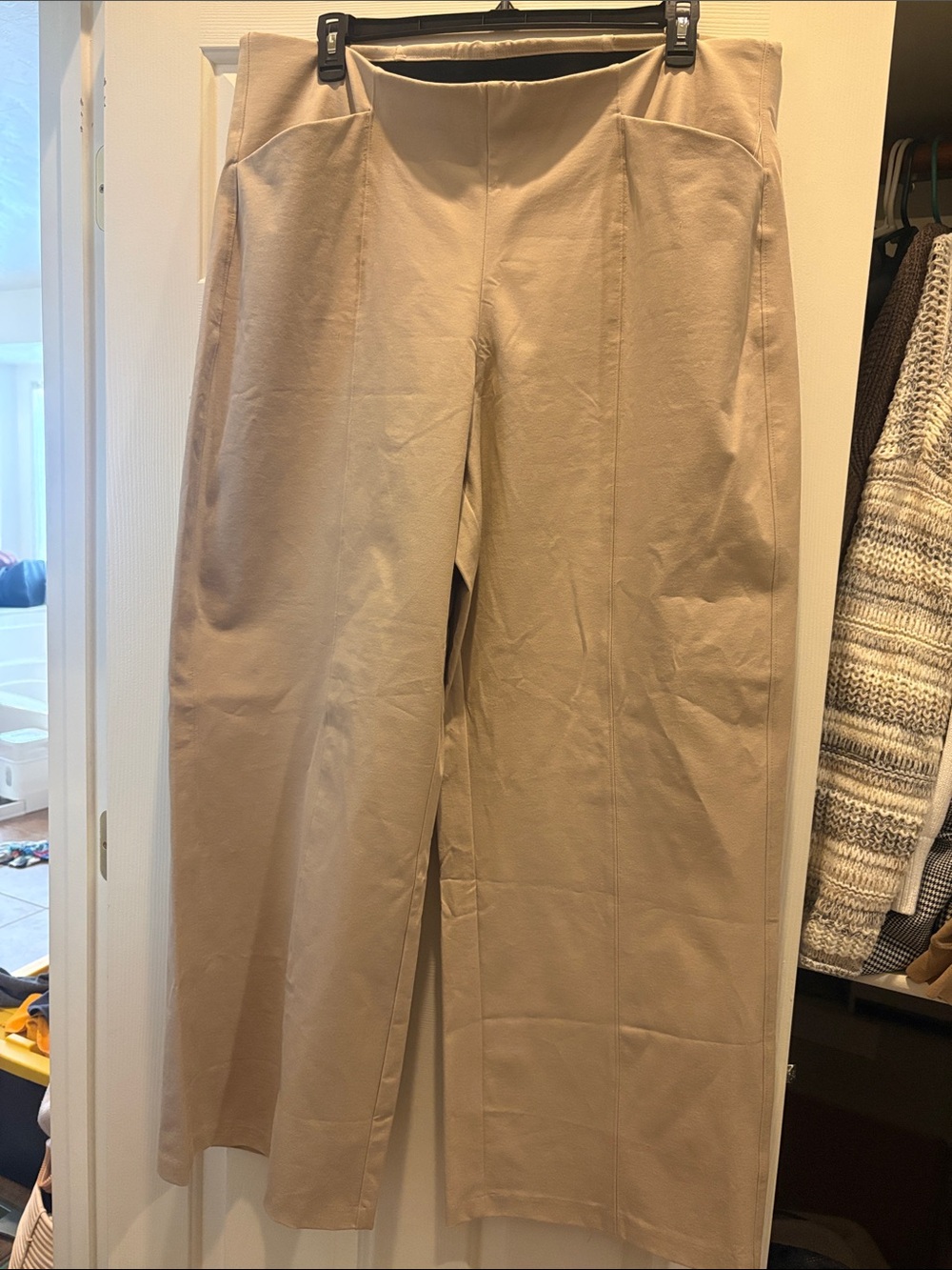 NWT Old Navy Beige Straight-Leg Pants